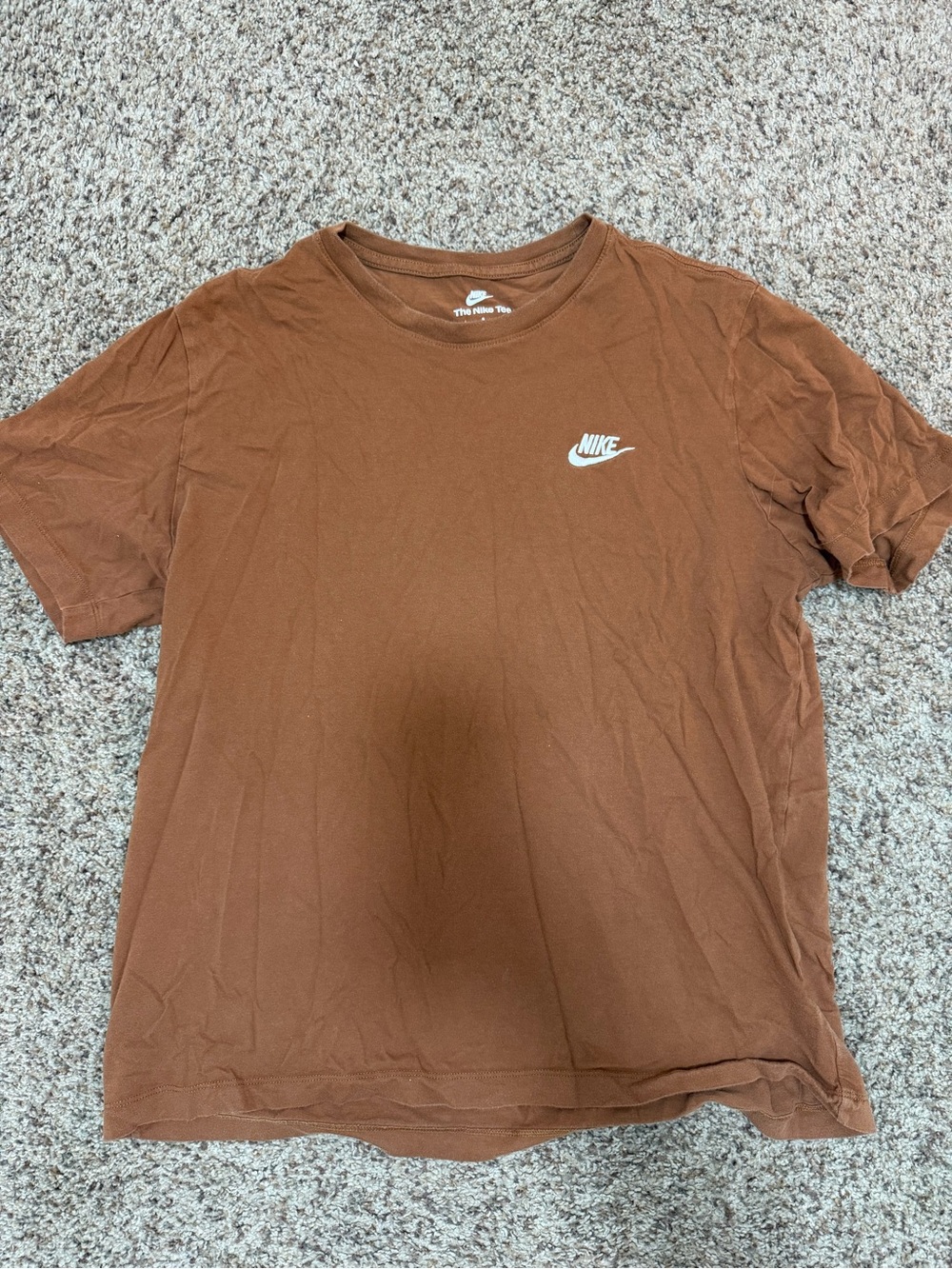 Nike Brown Short Sleeve top size large
